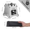 Lixada Camping Wood Stove Folding Lightweight Stainless Steel Wood Burning