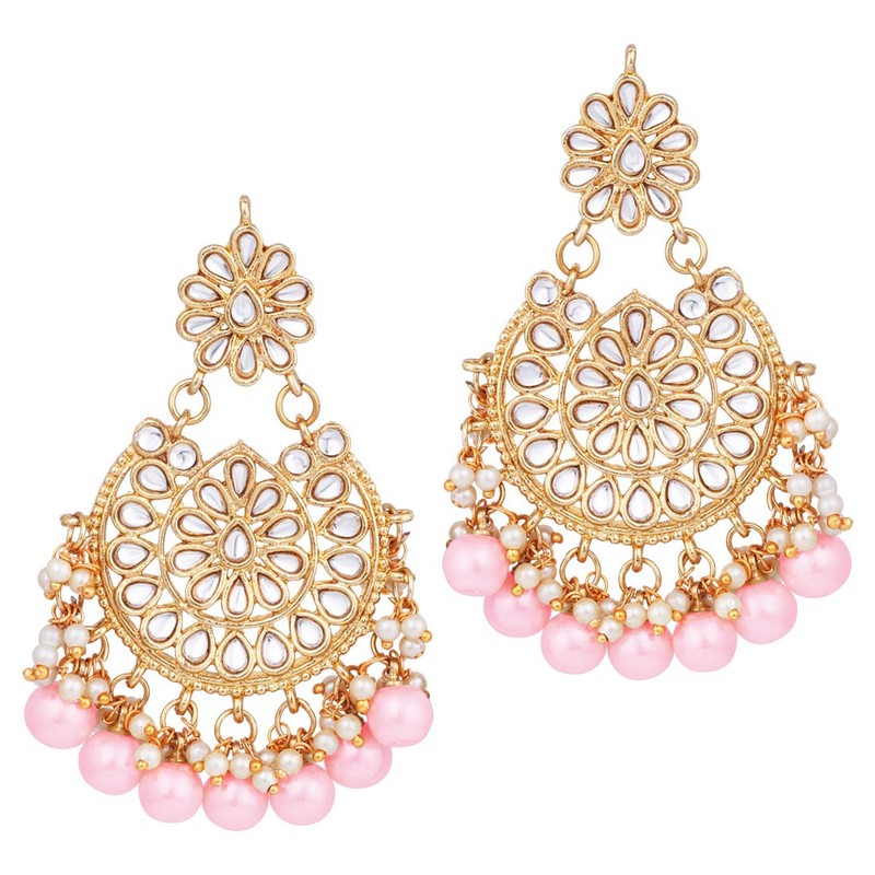Aheli elegante boda india desgaste imitación Kundan tachonado gargantilla collar