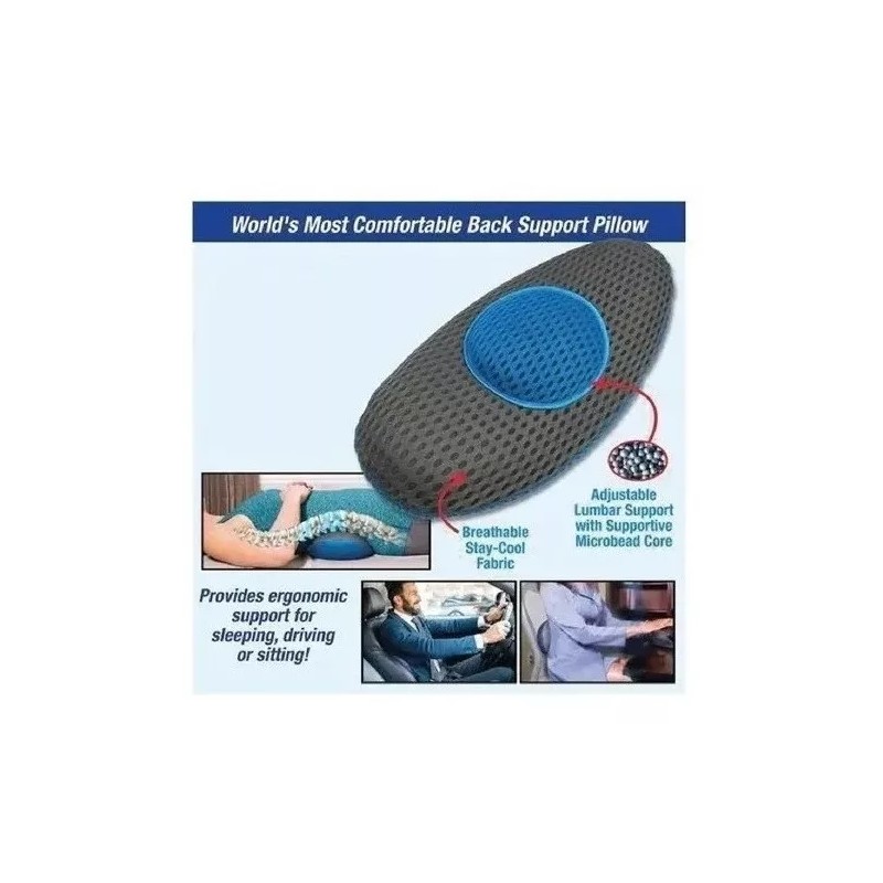 Misorel Cojin Lumbar Confort + Antifaz 3d Con Audifonos