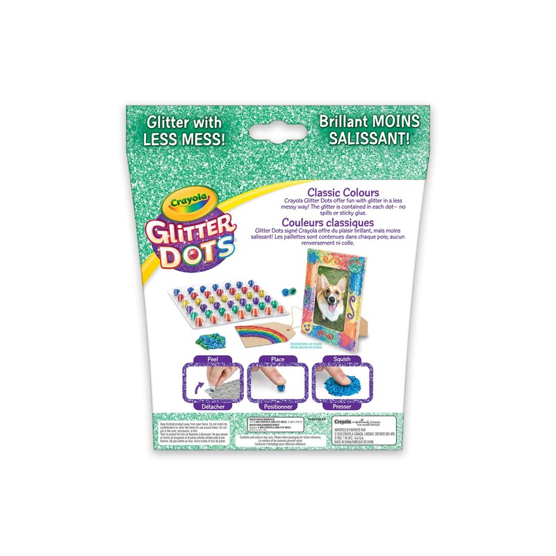 Crayola : Glitter Dots / Classic Colours (Bilingual)