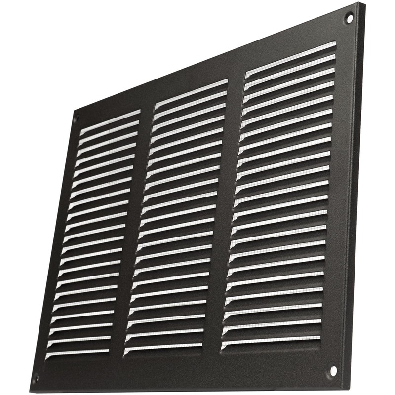 12" x 8" Inch (Outer Dimensions) Anthracite Air Vent Cover