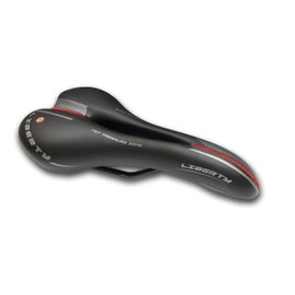 MONTEGRAPPA Liberty Comfortable Bicycle Saddle Gel with Soft Cushion Design Fit for Road Bike and Mountain Bike Anti-Prostate (Black)
