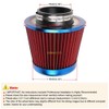 Cold Air Intake Filter, High Performance, Washable Filter, Clamp-On Replacement