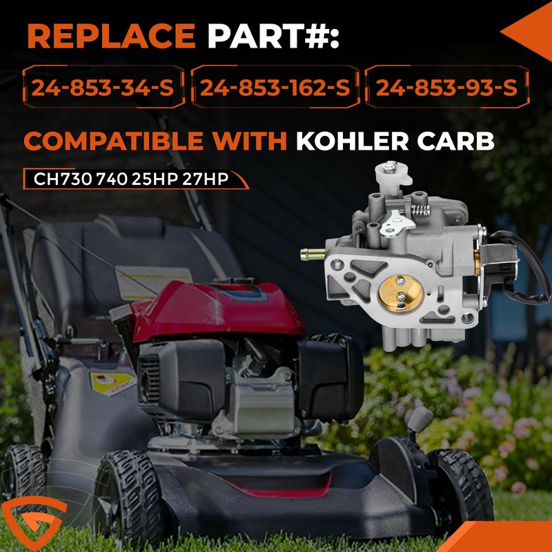 2485334-S Carburetor, Fit For Kohler CH25 CH27 CH730 CH740 25HP