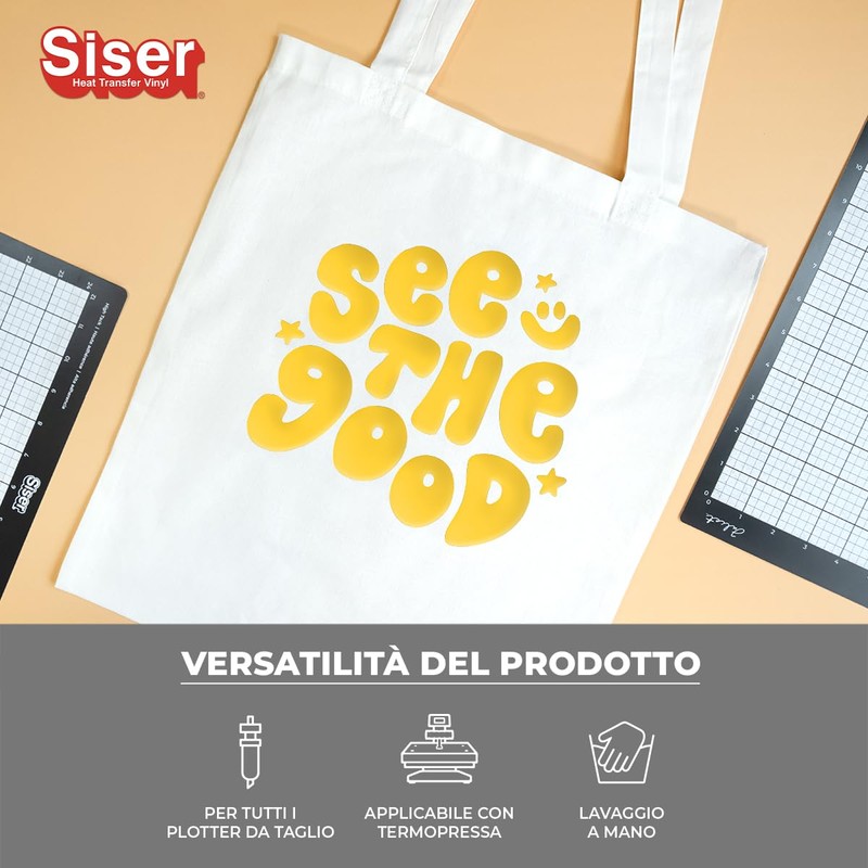 Siser Easy Puff - Vinile Termotrasferibile Yellow 50 x 30