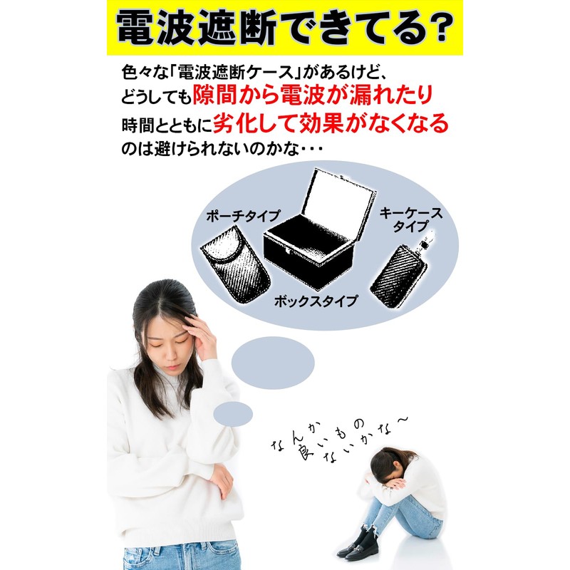 TOMOTHY Relay Attack Prevention Can, Radio Wave Blocking Case, Small,