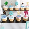 24 piezas inspiradas en Mo para cupcakes de cumpleaños con