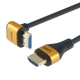 Holik HL20-342GD Premium High Speed HDMI Cable, 2 Meters, 2 Meters, 18Gbps, 4K/60p, HDR, HDMI 2.0 Standards, Gold
