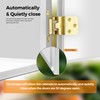 Ravinte 60 Packs (30 Pairs) 3/8" Inset Gold Cabinet Hinge,Self