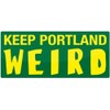 Keep Portland Weird Car Bumper Vinyl Sticker Decal 7 x