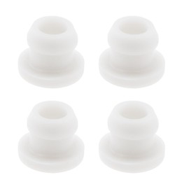The Lord of the Tools 4Pcs Replacement Silicone Rubber Hob Grommets 5mm Compatible with Dometic Compatible with Smev Compatible with Cramer Fits Motorhome Caravan Hobs, White