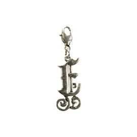 Alpenflüstern AAH129 Pendant Costume Letter for Charivari Antique Silver Colour A,... Z, Silver