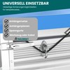 TRAILERKRAFT® PlusPro Three-Hole Tarpaulin Hooks, Net Hooks for Trailer Tarpaulin,