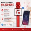 Wireless Bluetooth Karaoke Microphone with Built-In Speaker – Portable Singing