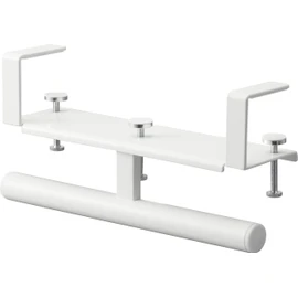 Yamazaki 2030 Desk Side School Bag & Backpack Hanger, White, Approx. W 10.3 x D 2.9 x H 5.5 inches (26.2 x 7.4 x 14 cm), Tower Desk, Kitchen Counter, School Bag Storage, Insert-In Installation, Easy