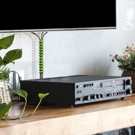 CABLE CANDY Snake - 2 Pack Reusable Cable Bundler Cable Management for Home and Office Cable Organiser Cable Spiral Cable Protector Cable Tube Up to 50mm Diameter Green