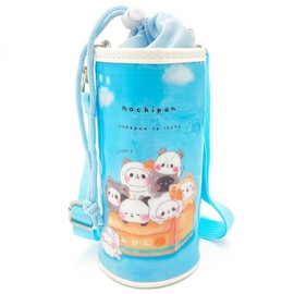 Kamio Japan 202320 Mochi Mochi Panda Bottle Case, Bottle Holder, Bottle Cover, Vapor Deposited Aluminum, Cold Retention
