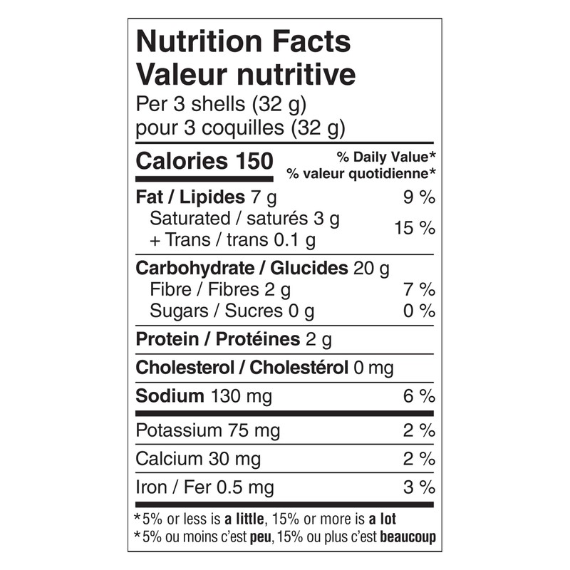 Old El Paso Taco Shell, 18 count, 191 gram