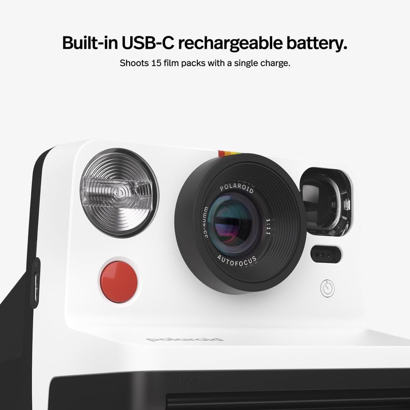 Polaroid Now Gen 2 Instant Camera - Black & White,