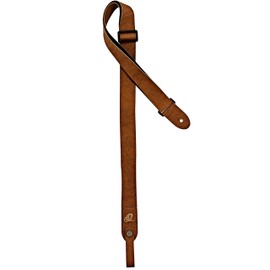 Ortega Guitars Vegan Ukulele Strap - Adjustable Length - Vegan Series - Includes Connect Strap Adapter - Brown (OSVU-TN)