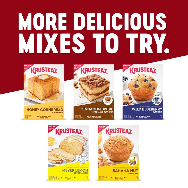 Krusteaz Cranberry Orange Muffin Mix, Contains Cranberries with Orange Zest