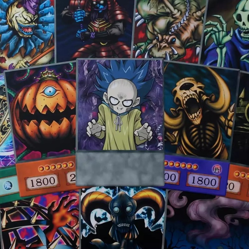 Yugioh Anime Style 25 Card Set - Bonz (Pumpking, Zombie,