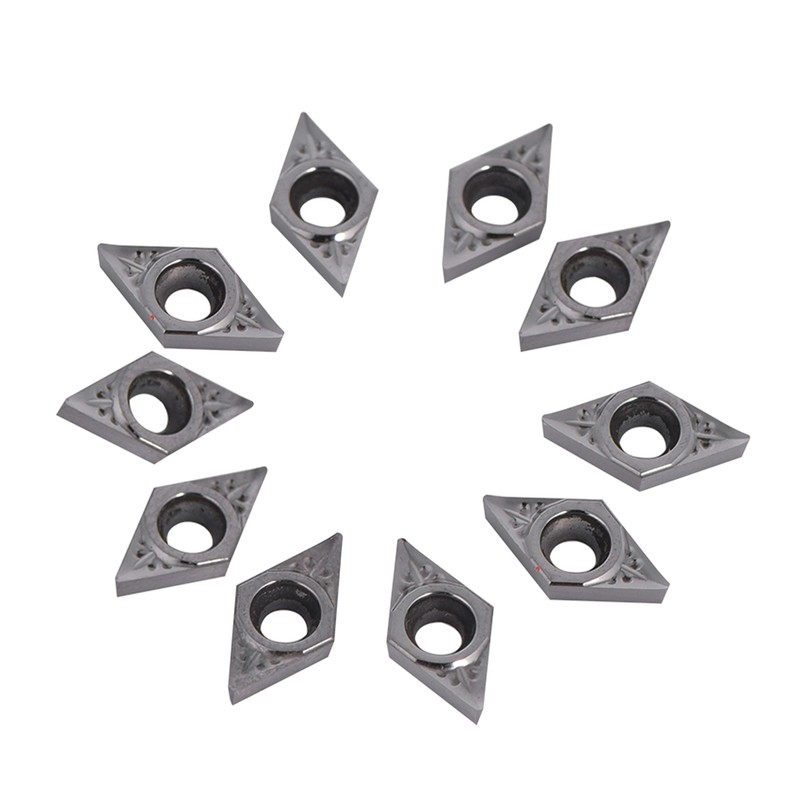 10Pcs/set CNC Carbide Tip Inserts Blade Cutter Lathe Turning Tool