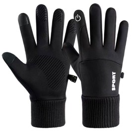 LdawyDE Cycling Gloves Thermal Gloves Warm Gloves Men Women with Touch Function Winter Windproof Thin Warming Gloves for Men Women Jogging Cycling Climbing Activities
