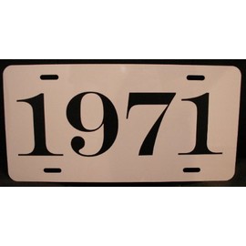 1971 71 Year Metal Novelty Reproduction Sign Compatible with Ford Chevy Dodge Chevelle Firebird Cougar Charger Trans Am GTO Hot Rod Muscle Car Custom Classic Collection Garage Man Cave Wall Art Gift