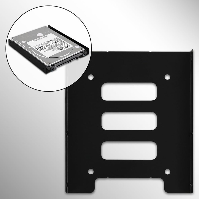 Fenzer SSD Mounting Bracket 2.5 to 3.5 Adapter [2 Pack],