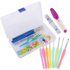 Household Crochet Hook Kit Sewing Needle Tape Measure Scissor Thimble DIY Sewing Tool Accessory