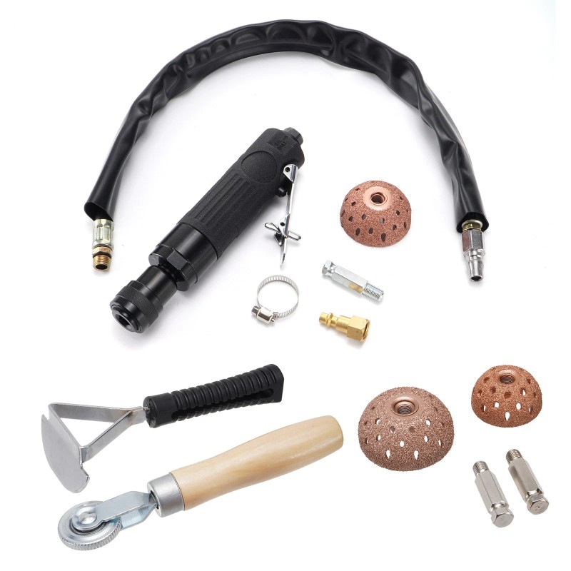 Tire Repair Set Includes 2500Rpm Low Speed Air Tire Buffer
