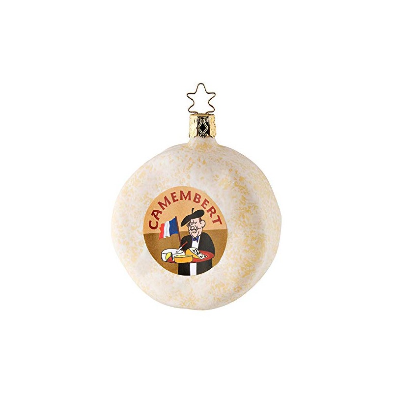 Inge-glas Camembert Cheese Christmas Tree Decoration
