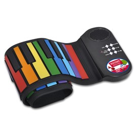 Bontempi | ColorKeys - Piano Roll Up 37 Tasti con Note Colorate per Imparare e Creare Melodie Con Gioia