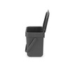 Brabantia Sort & Go Food Waste Bin (3L/Grey), Small Countertop