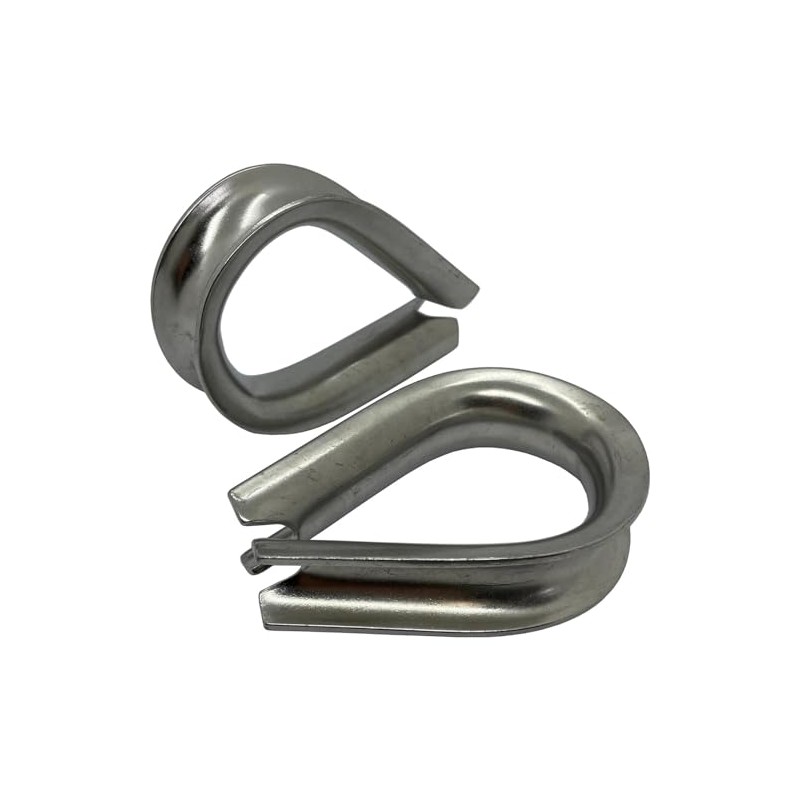 Wire Rope Thimble Stainless Steel V2A 304 20 mm Rust-Proof