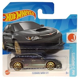 Hot Wheels - Subaru WXR STI - HW J-Imports 2/10 - HKK63 - Short Card - Grey Metallic - Mattel 2023