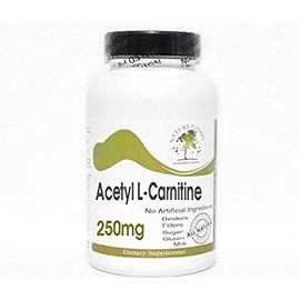 Acetyl L-Carnitine 250mg ~ 100 Capsules - No Additives ~ Naturetition Supplements