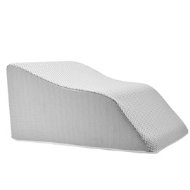Lounge Doctor Elevating Leg Rest Wedge Pillow, Light Blue, Small