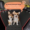 Petloox Dog Car Seat Cover for Back Seat, Waterproof Hammock
