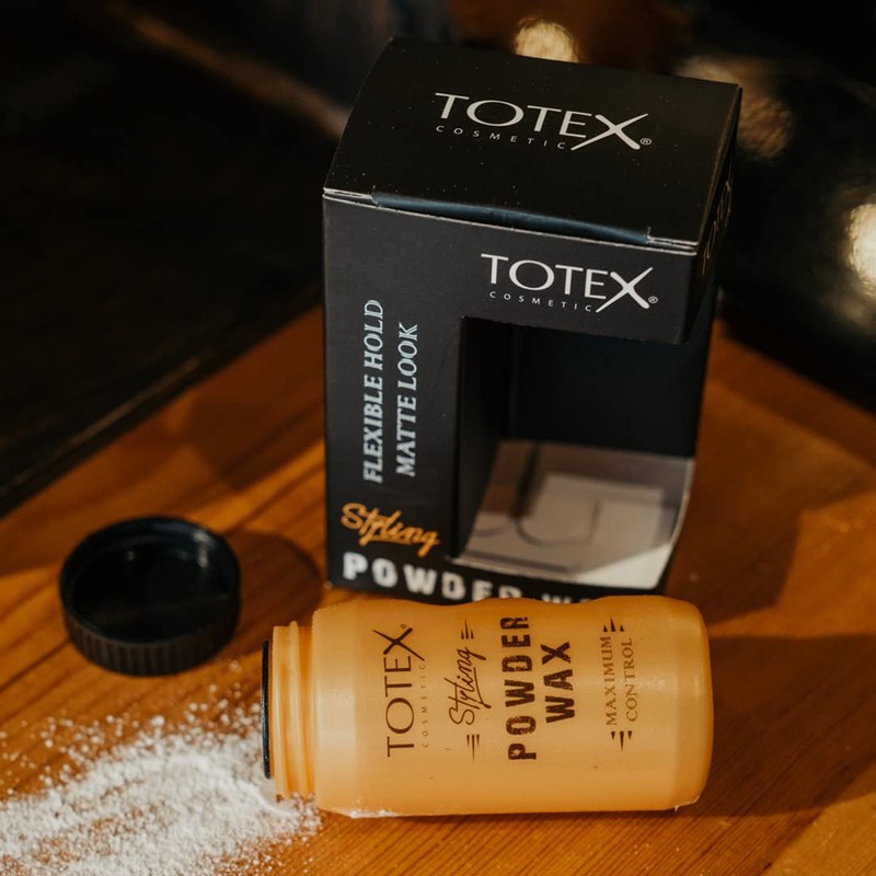 Totex Hair Styling Texturising Matte Powder Wax 20g & Wide