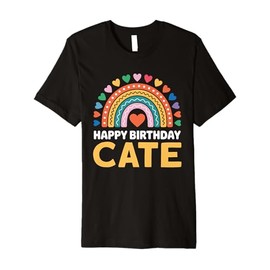 Cate Happy Birthday Rainbow Premium T-Shirt