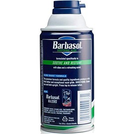 Barbasol Crema de Afeitar Espesa y Rica con Aloe Calmante 283g