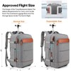 Rolling Backpack for Men and Women, Travel Backpack with Wheels,
