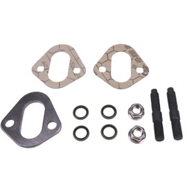 Czomoizc 12V Fuel Lift Pump Stud Kit with Spacer and Gaskets Compatible with 94-98 for Dodge Cummins Engine 4BT 6BT 3.9L 5.9L 6.7L