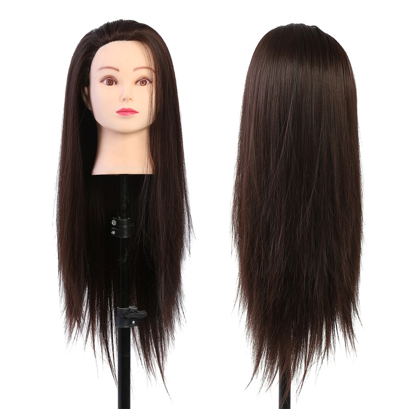 Makeup Mannequin Head Hairdresser Training Head Cosmetology Doll Head Blond