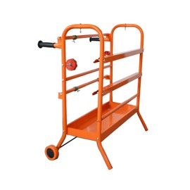 LGXEnzhuo Hand Push Paper Tape Dispenser Stand Tool Manual Masking Paper Cutting Rack Automobile Paint Mask Paper Frame Paper Support Shielding Mobile Masking Machine