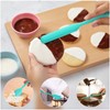 HOTEC 600℉ Heat Resistant BPA-Free Silicone Rubber Spatula Set,Kitchen Cooking