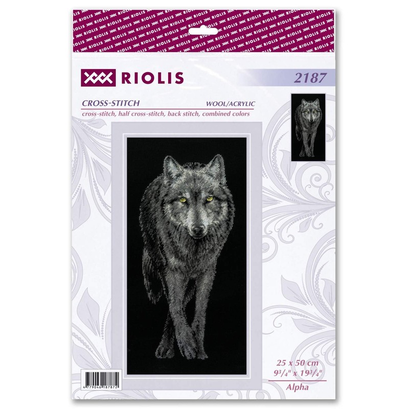 RIOLIS Counted Cross Stitch Kit 9.75"X19.75"-Alpha (14 Count)