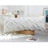 NUYECY Diamond Pattern Extra Long Pillow Covers 14 x 36,Plush